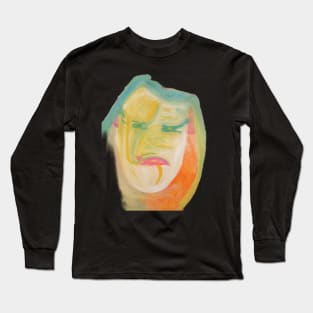 colorful character art face Long Sleeve T-Shirt